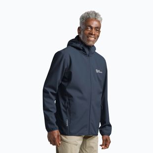 Geacă softshell pentru bărbați Jack Wolfskin Bornberg Hoody midnight sky