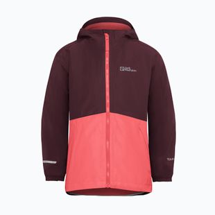 Geacă 3în1 pentru copii Jack Wolfskin Iceland 3IN1 sunset coral