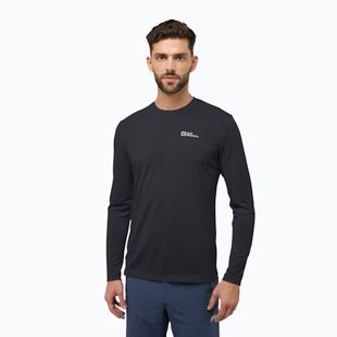 Longsleeve pentru bărbați Jack Wolfskin Vonnan black