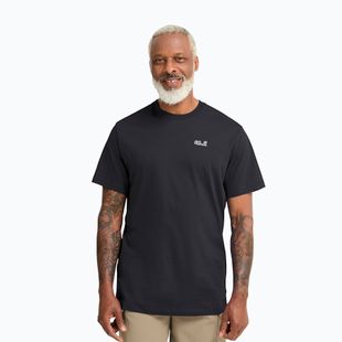 Tricou pentru bărbați Jack Wolfskin Essential black