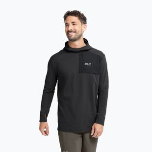 Bluză de trekking pentru bărbați Jack Wolfskin Sucol Hoody black