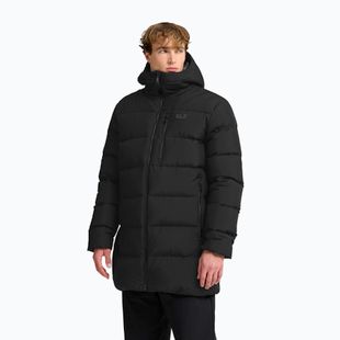 Geacă cu puf pentru bărbați Jack Wolfskin Coloniu Coat black