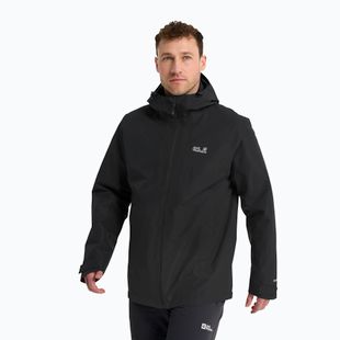 Geacă 3în1 pentru bărbați Jack Wolfskin Stonetrail 3In1 black