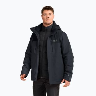 Geacă 3în1 pentru bărbați Jack Wolfskin Jasper Pro 3IN1 phantom