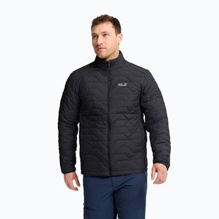 Geacă izolată pentru bărbați Jack Wolfskin Flextrek Ins black
