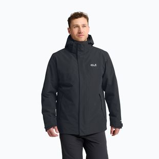 Geacă 3în1 pentru bărbați Jack Wolfskin Stonelite 3In1 phantom
