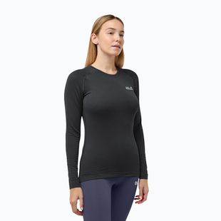 Bluză termoactivă pentru femei Jack Wolfskin Infinite Warm LS black