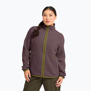 Bluză fleece pentru femei Jack Wolfskin Lite Curl Full Zip sheer plum