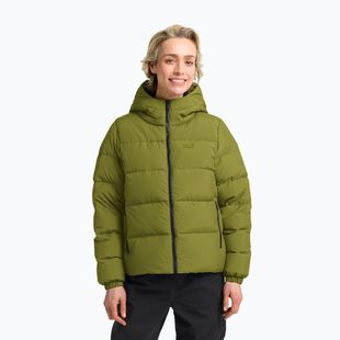 Palton cu puf pentru femei Jack Wolfskin Frozen Palace khaki green