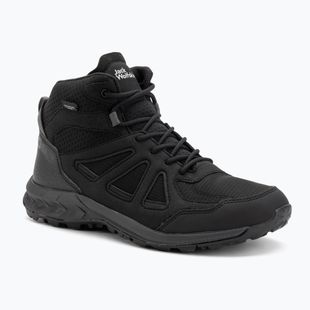 Încălțăminte de trekking pentru bărbați Jack Wolfskin Woodland 2 Texapore Mid black
