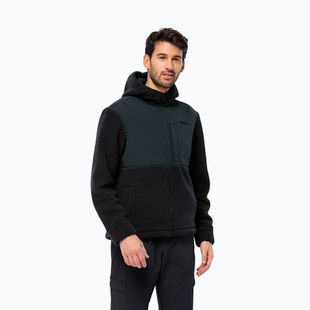 Hanorac pentru bărbați Jack Wolfskin Felslicht Hooded night blue