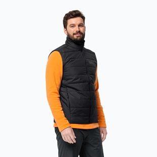 Jack Wolfskin bărbați de drumeție fără mâneci Lapawa Ins negru