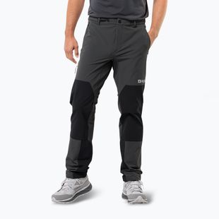 Pantaloni softshell pentru bărbați Jack Wolfskin Andur phantom