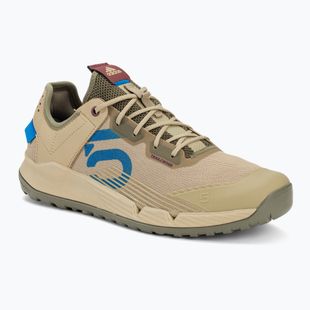 Încălțăminte de ciclism platformă pentru bărbați adidas FIVE TEN Trailcross LT beige tone/blue rush/orbit green