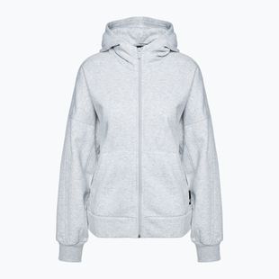 Hanorac pentru femei adidas  Studio Lounge Fleece Full Zip light grey