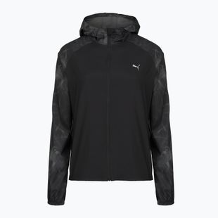 Geacă de alergare pentru femei PUMA Run AOP Favorite Woven black/grey