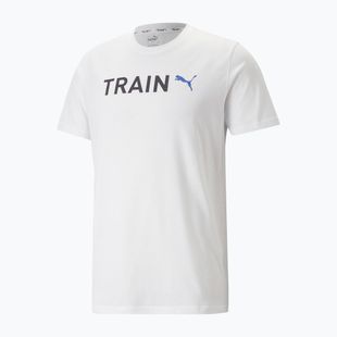 Tricou de antrenament PUMA Graphic pentru bărbați, alb 523414 02