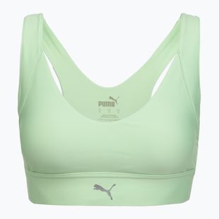Sutien de alergare Puma High Impact Ultraform Running Bra green/silver