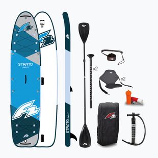 Placă SUP F2 Strato Giant 12'2" Double Combo blue