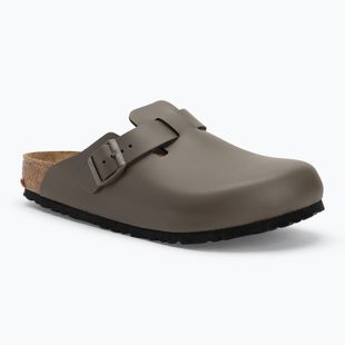 PapuciBIRKENSTOCK Boston NL Regular smooth leather concrete gray
