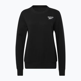 Hanorac pentru femei Reebok Identity Small Logo French Terry Crew negru