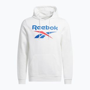 Reebok pentru bărbați Reebok Identity Big Logo Fleece Hoodie alb