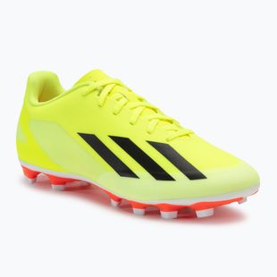 Încălțăminte de fotbal pentru bărbați adidas X Crazyfast Club FxG team solar yellow/core black/cloud white