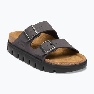 Șlapi BIRKENSTOCK Arizona Chunky Birkibuc velvet gray