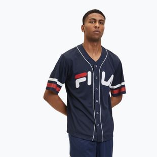 Tricou pentru bărbați FILA Lashio Baseball black iris