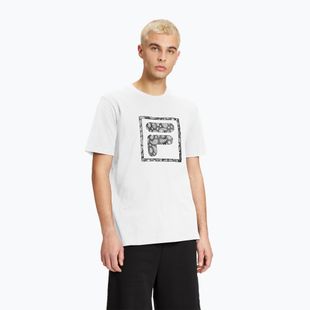 Tricou pentru bărbați FILA Longyan Graphic bright white