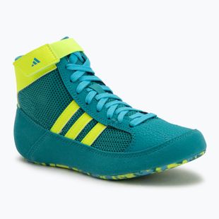 Încălțăminte de lupte pentru copii adidas Havoc purple team/lucid lemon/signal cyan