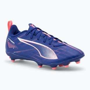 Ghete de fotbal pentru copii PUMA Ultra 5 Play FG/AG Jr lapis lazuli/puma white/sunset glow