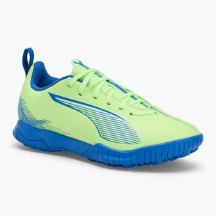 PUMA Ultra 5 Play TT Jr fizzy apple/puma alb ghete de fotbal pentru copii