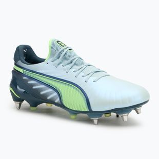 Încălțăminte de fotbal pentru bărbați PUMA King Ultimate MxSG frosted dew/fizzy apple