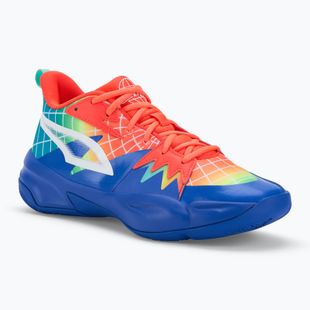 Încălțăminte de baschet pentru bărbați PUMA Genetics Marcus Smart royal sapphire/red blast
