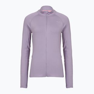 Bluză de alergare pentru femei PUMA Run For Her Ribbed Full Zip pale plum