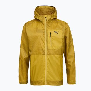Geacă de alergare pentru bărbați Puma Seasons Windcell Running Jacket gold