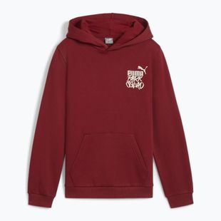 Hanorac pentru copii PUMA ESS+MIS 90s Hoodie FL intense red