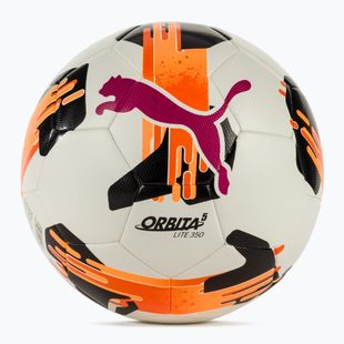 Minge de fotbal PUMA Orbita 5 Fusion Lite 350 puma white/multicolor mărimea 5