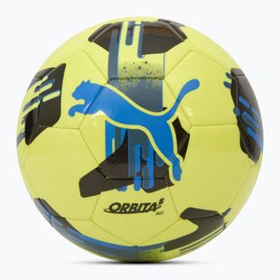 Minge de fotbal PUMA Orbita 6 MS puma white/fizzy apple mărimea 5