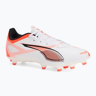Încălțăminte de fotbal PUMA Ultra 5 Play FG/AG puma white/puma black/glowing red