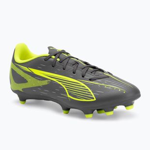Încălțăminte de fotbal PUMA Ultra 5 Play FG/AG matte aged silver/yellow alert/puma aged silver