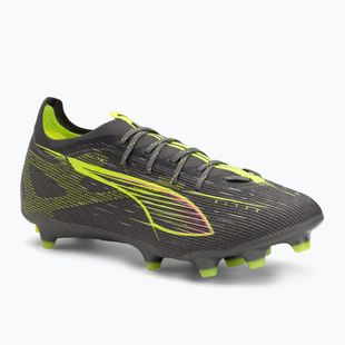Încălțăminte de fotbal pentru bărbați PUMA Ultra 5 Pro FG/AG matte aged silver/yellow alert/sun struck