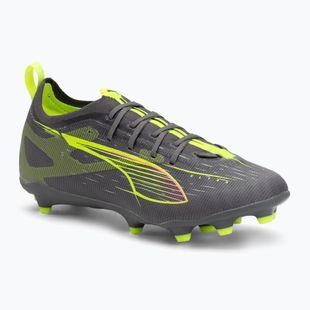 Încălțăminte de fotbal pentru copii PUMA Ultra 5 Pro FG/AG Jr matte aged silver/yellow alert/sun struck