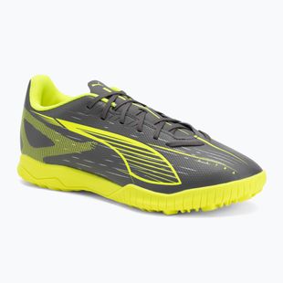 Încălțăminte de fotbal pentru bărbați PUMA Ultra 5 Play TT matte aged silver/yellow alert/puma aged silver