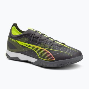 Încălțăminte de fotbal pentru bărbați PUMA Ultra 5 Match It matte aged silver/yellow alert/puma aged silver