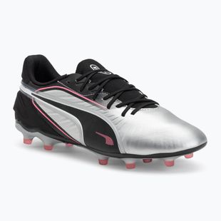 Încălțăminte de fotbal pentru bărbați PUMA King Match FG/AG puma silver/puma black/sun struck/puma white
