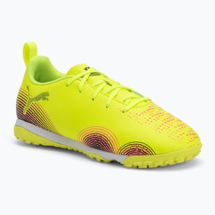 Încălțăminte de fotbal pentru copii  PUMA Future 8 Play TT + Mid yellow alert/ puma black/ sun struck