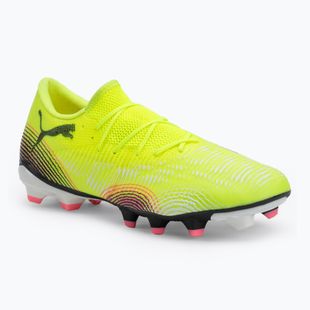 Încălțăminte de fotbal pentru bărbați PUMA Future 8 Match Low FG/AG yellow alert/ puma black/ sun struck