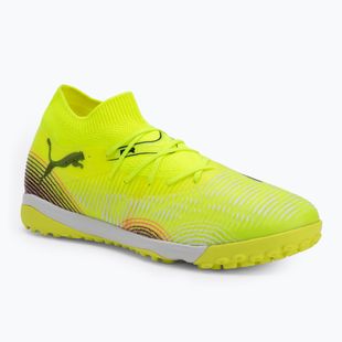 Încălțăminte de fotbal pentru bărbați PUMA Future 8 Match TT yellow alert/ puma black/ sun struck